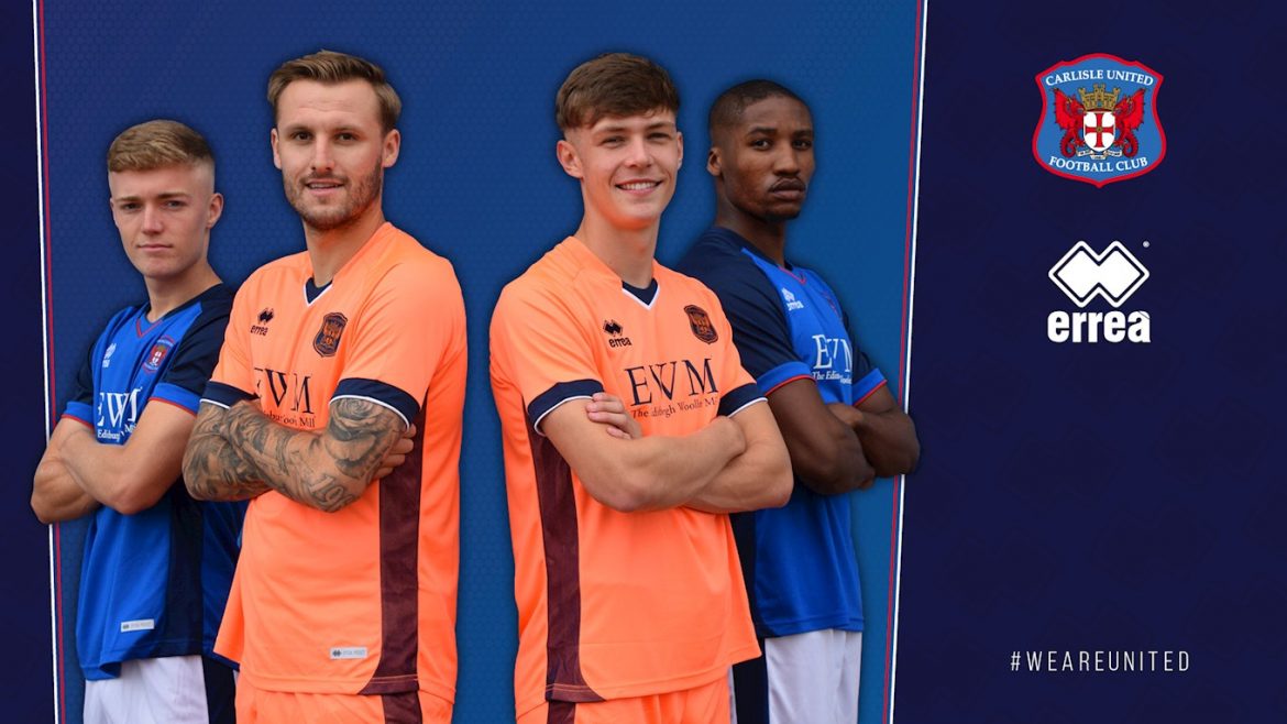 Camisas do Carlisle United 2020-2021 Erreà