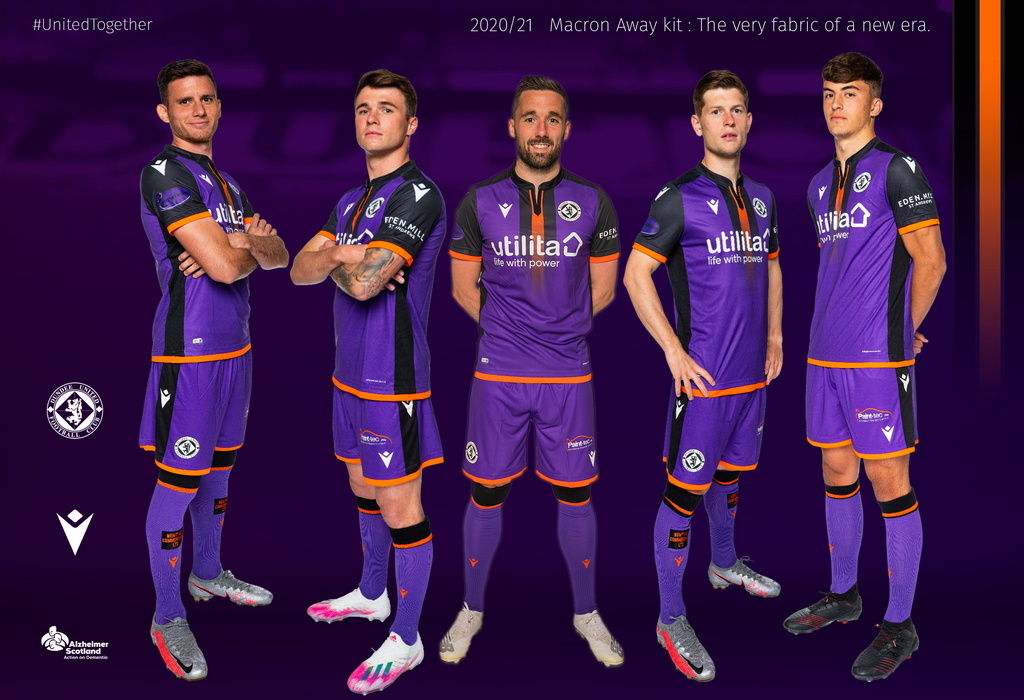 Camisas do Dundee United 2020-2021 Macron
