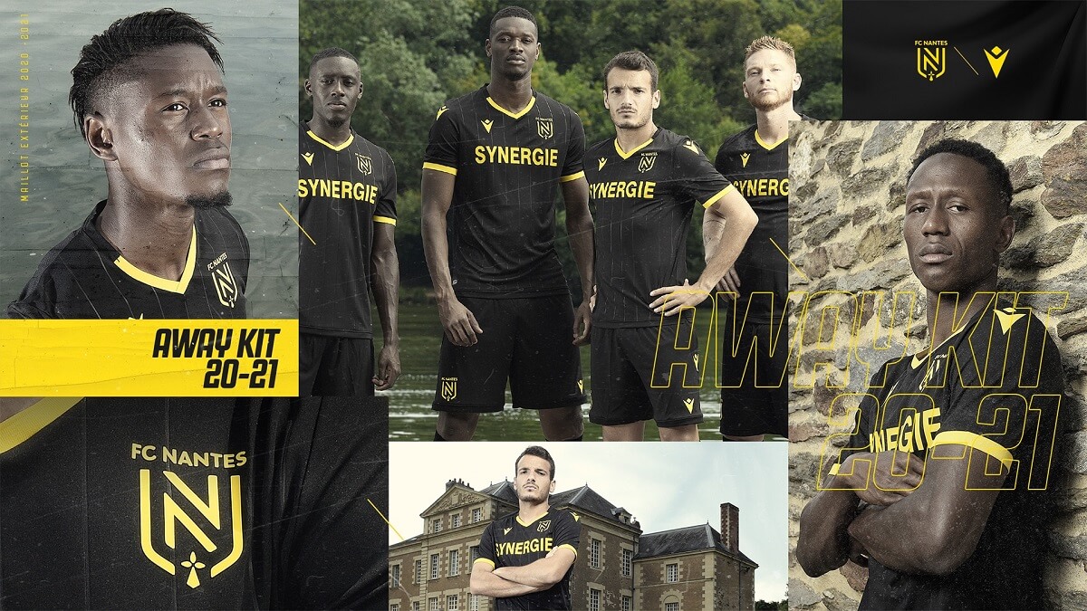 Maillot Nantes 2020/2021 Domicile Macron Homme XXL - Jaune - Occasion Très Bon État