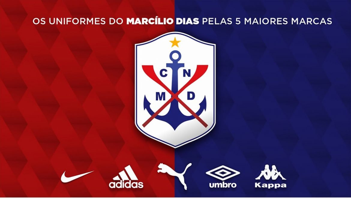 Camisas do Marcílio Dias pela cinco maiores marcas (Cainan Rafael)