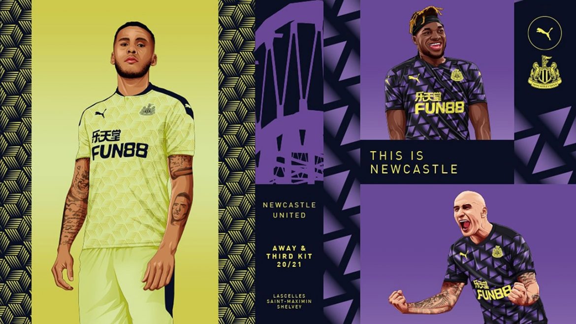 Camisas do Newcastle 2020-2021 PUMA a