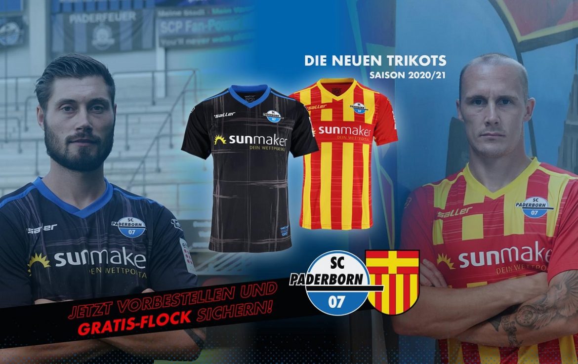 Camisas do SC Paderborn 2020-2021 Saller