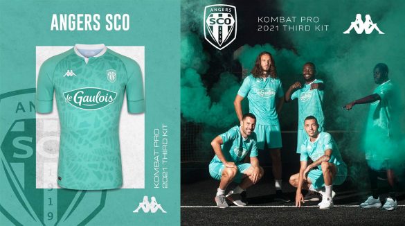 Terceira camisa do Angers SCO 2020-2021 Kappa a