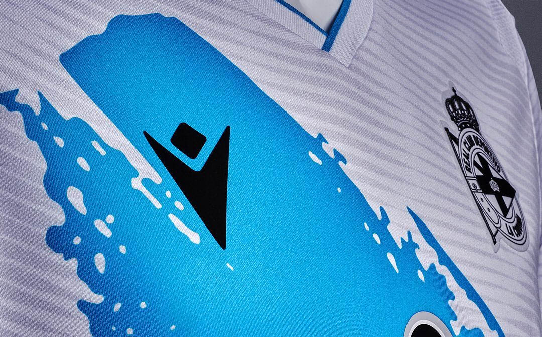 Terceira camisa do Deportivo La Coruña 2020-2021 Macron a