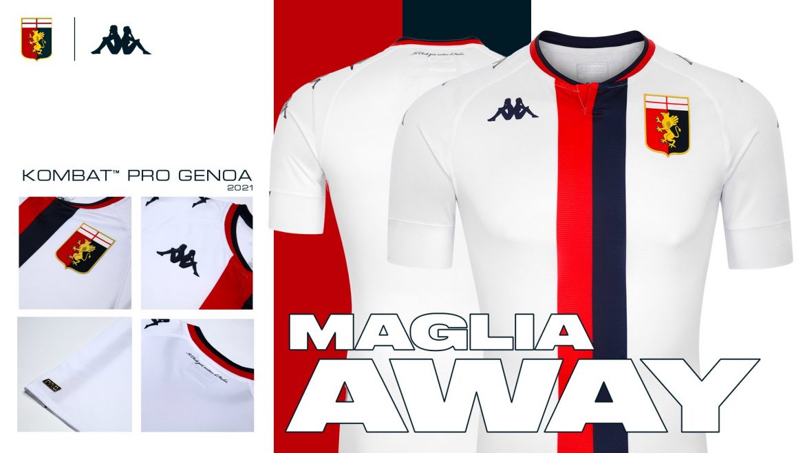 Camisas da Genoa CFC 2020-2021 Kappa Reserva