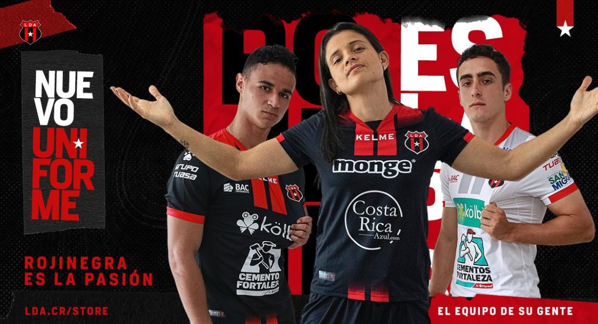Camisas da LD Alajuelense 2020-2021 Kelme