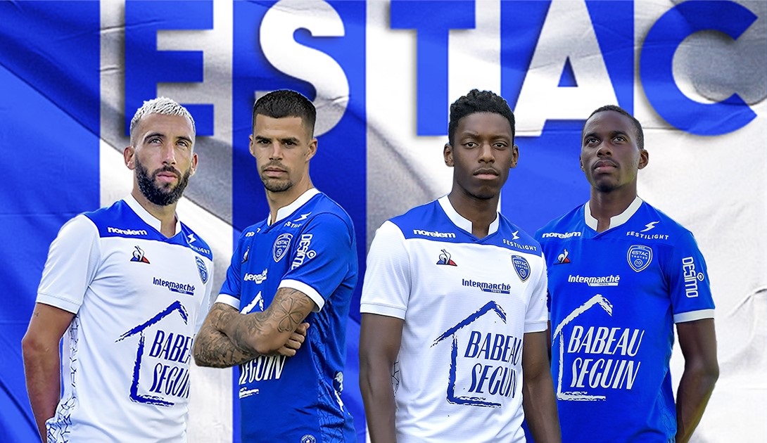 Camisas do ESTAC Troyes 2020-2021 Le Coq Sportif