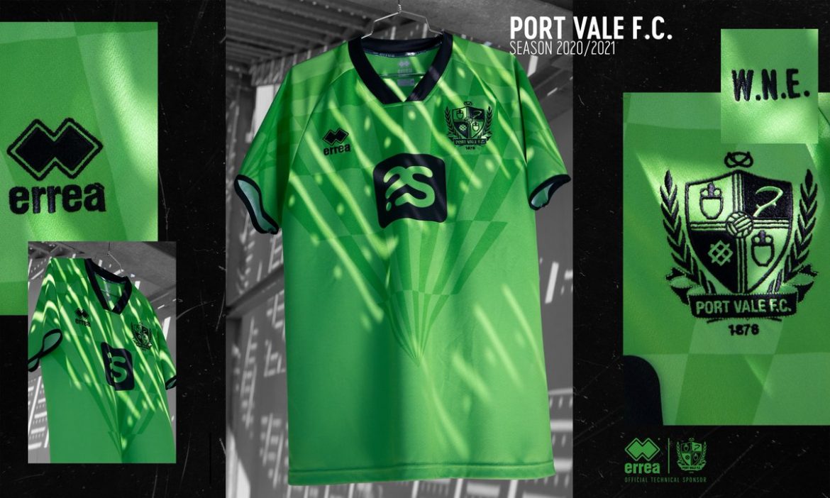 Camisas do Port Vale 2020-2021 Erreà