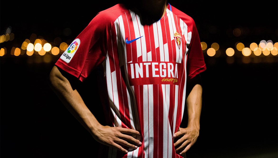Camisas do Sporting Gijón 2020-2021 Nike a