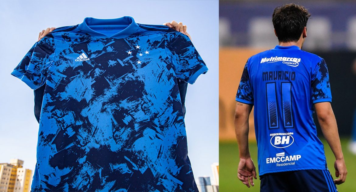 Nova terceira camisa do Cruzeiro traz numeração invisivel e viraliza na web