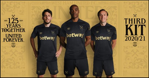 Terceira camisa do West Ham 2020-2021 Umbro a
