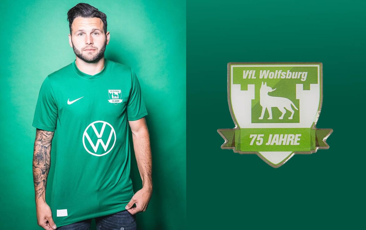 Camisa dos 75 anos do Wolfsburg 2020-2021 Nike a