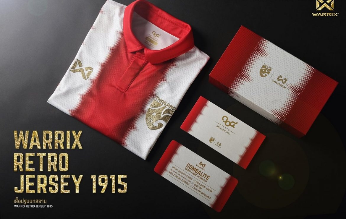 Camisa retrô da Tailândia 1915 Warrix