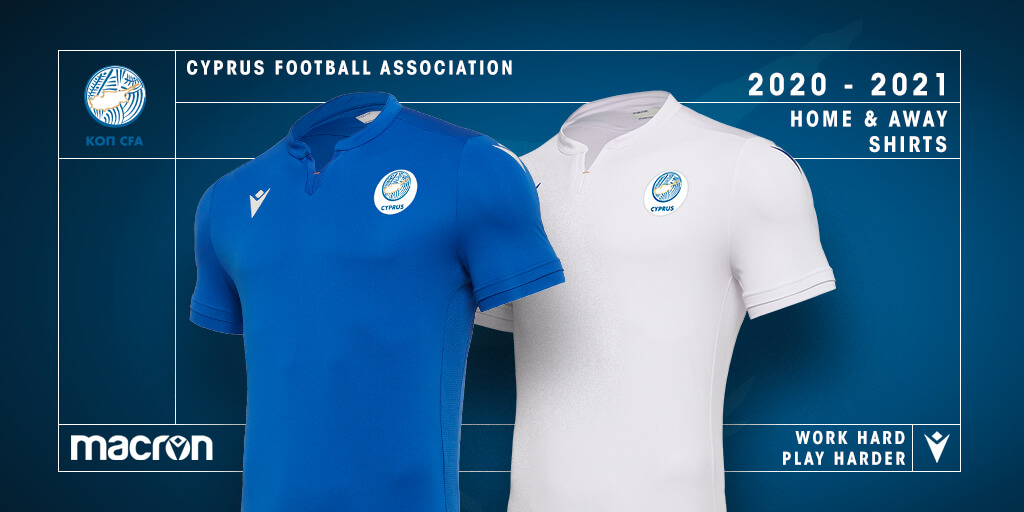 Camisas do Chipre 2020-2021 Macron