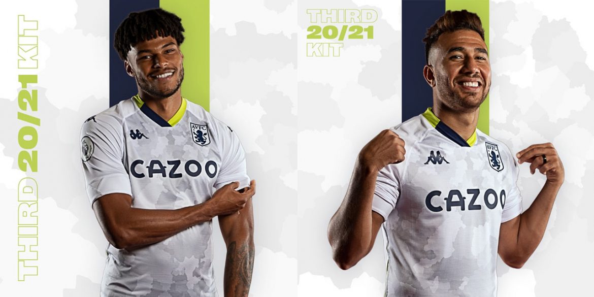 Terceira camisa do Aston Villa 2020-2021 Kappa a Terceira camisa do Aston Villa 2020-2021 Kappa a