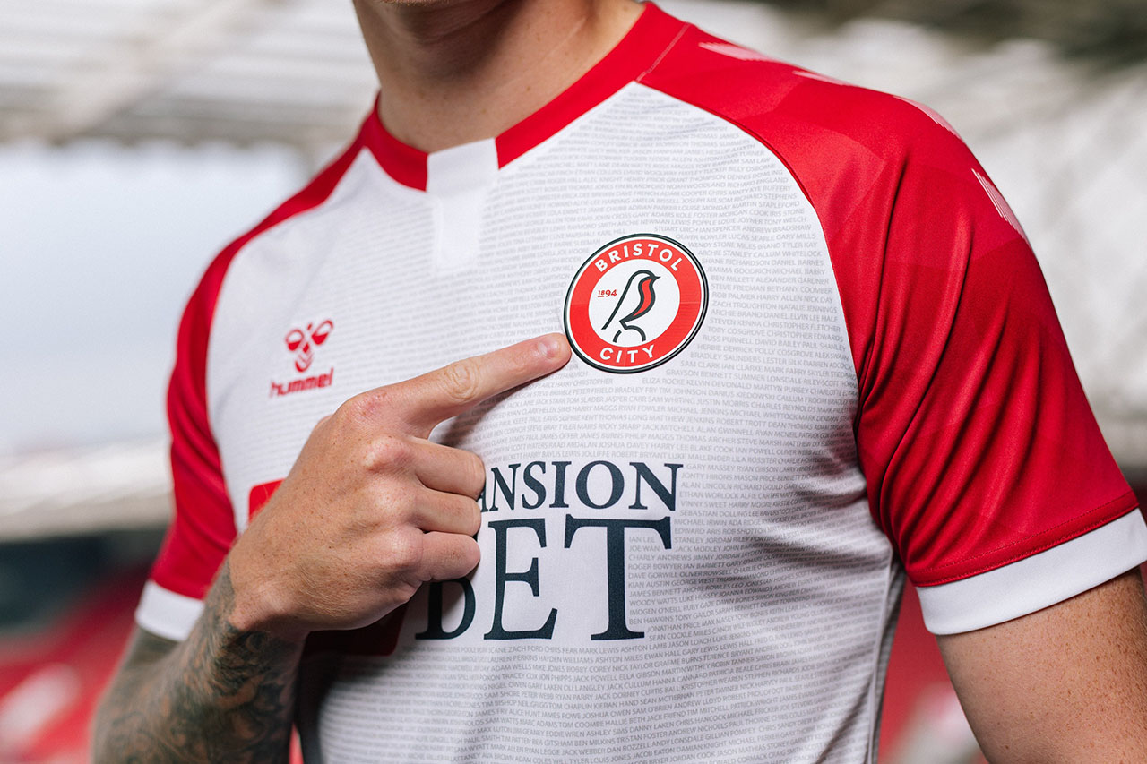 Maillot Domicile Bristol City 2020-2021 Hummel - Taille M - Occasion Très Bon état
