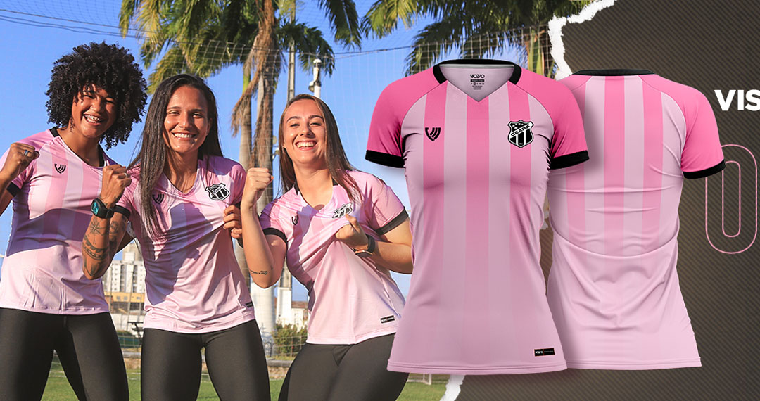 Camisa Outubro Rosa do Ceará SC 2020 Vozão a