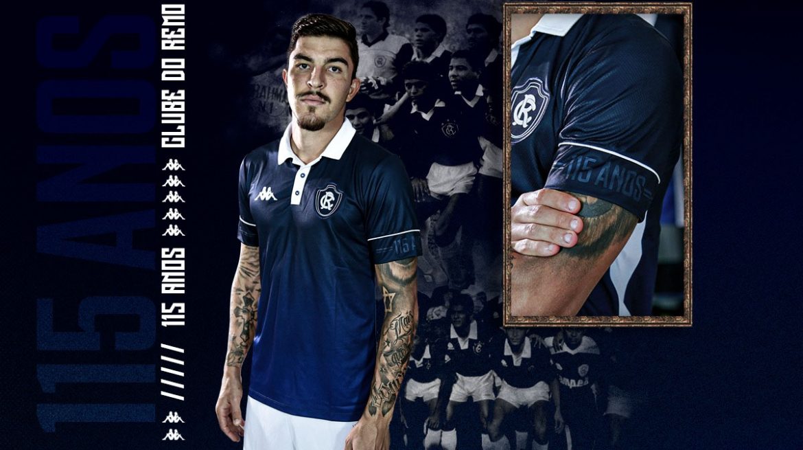 Camisa de 115 anos do Clube do Remo 2020 Kappa a