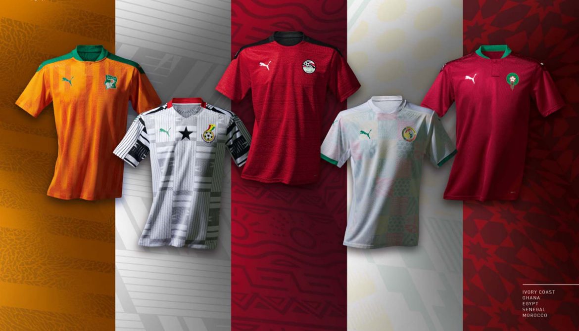 Camisas das Seleções Africanas da PUMA 2020-2021