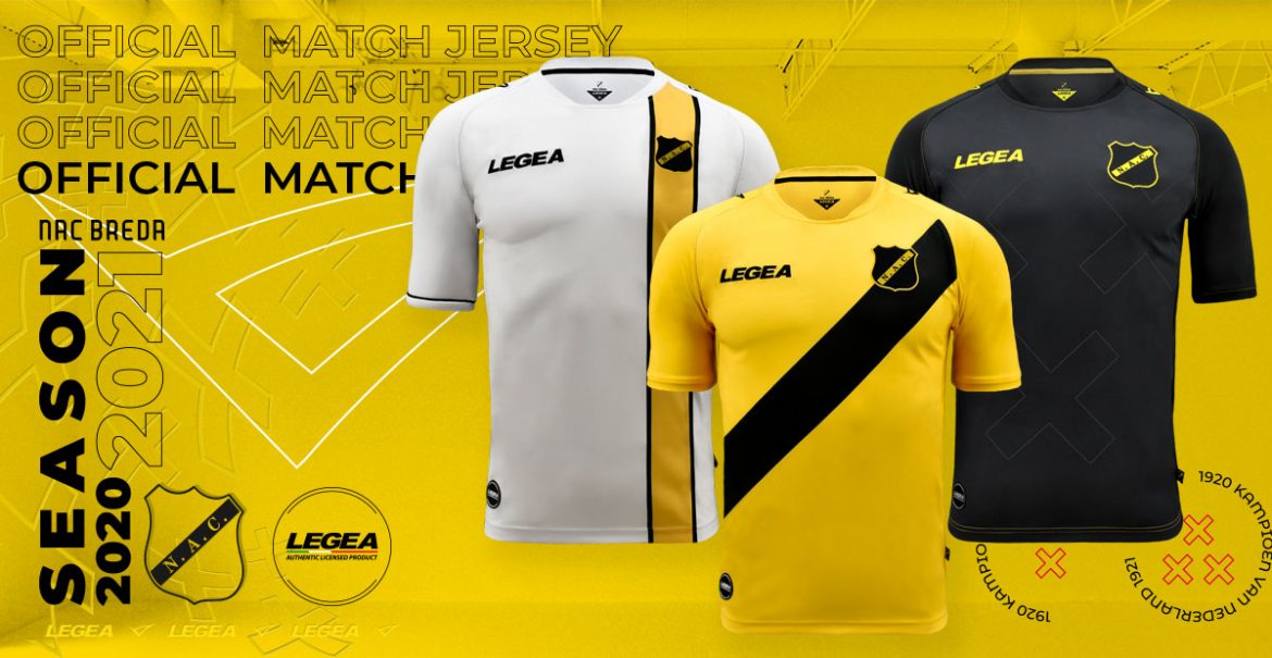 Camisas do NAC Breda 2020-2021 Legea