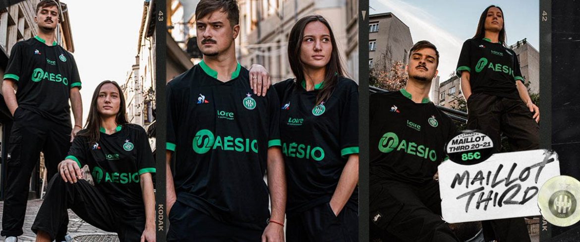 Terceira camisa do Saint-Etienne 2020-2021 Le Coq Sportif