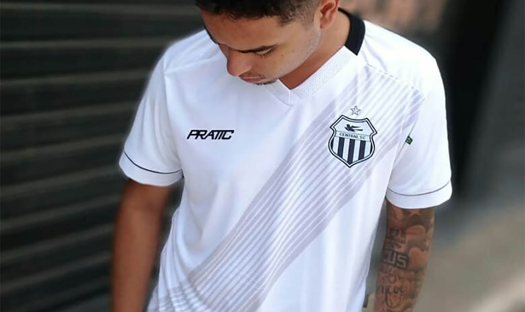 Camisa reserva do Central de Caruaru 2020-2021 Pratic Sport a