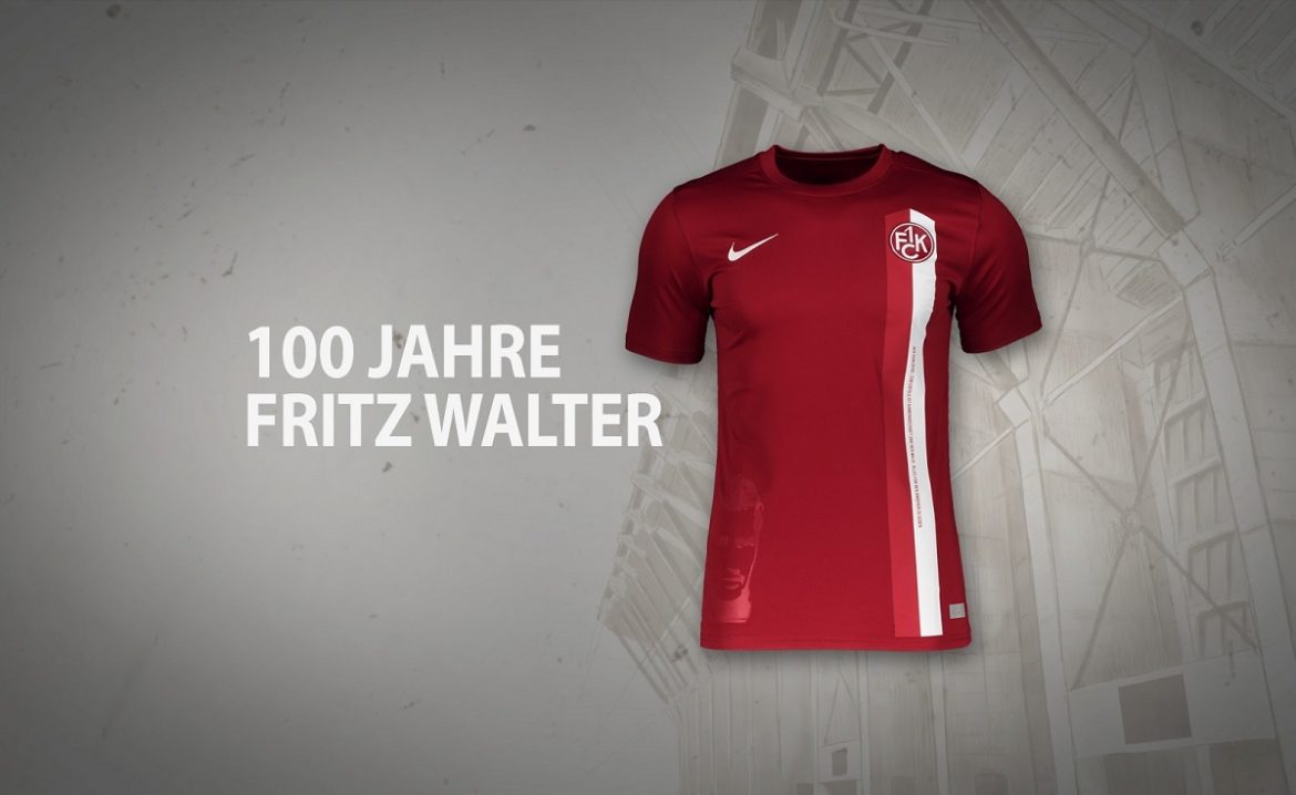 Kaiserslautern lança camisa pelo centenário de Fritz Walter