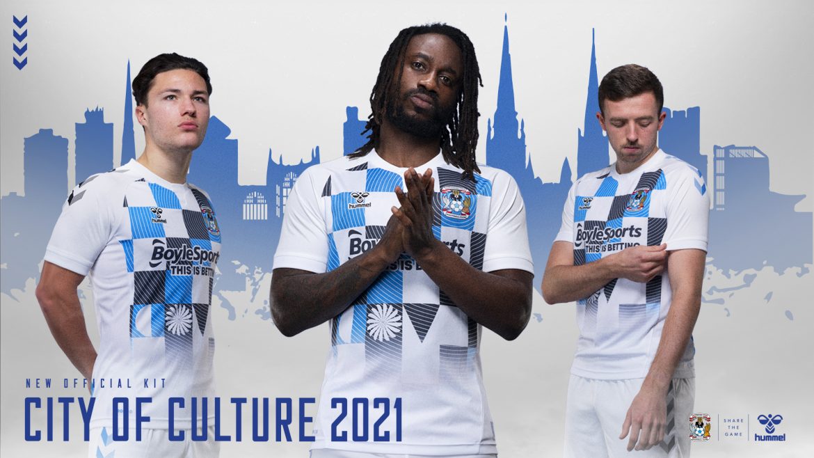 Terceira camisa do Coventry City 2020-2021 Hummel