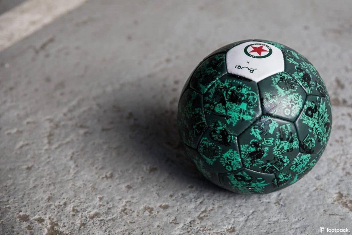 red star fc e rebond lançam bola especial histórica