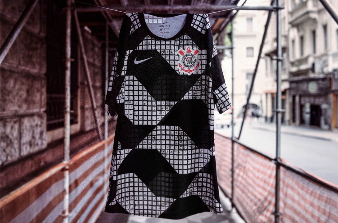 Quarta camisa do Corinthians 2020-2021 Nike (Pre-match) a