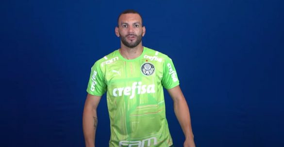 Camisas de goleiro do Palmeiras 2021 PUMA a
