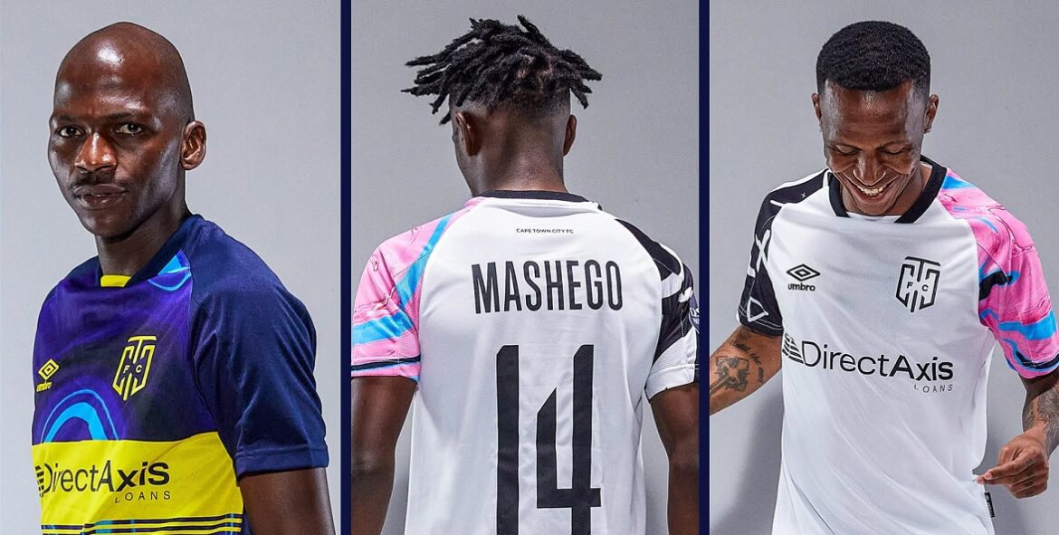 Camisas do Cape Town City FC 2021-2022 Umbro (1) Camisas do Cape Town City FC 2021-2022 Umbro
