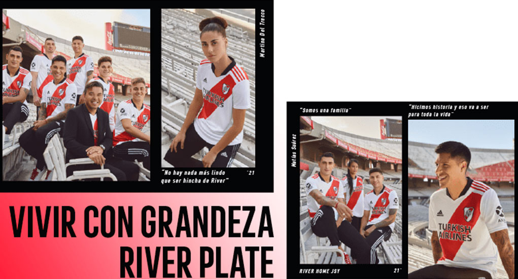 Camisas do River Plate 2021-2022 Adidas