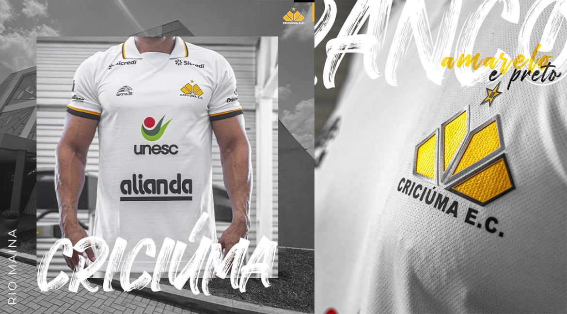 Camisa reserva do Criciúma EC 2021 Garra91 a