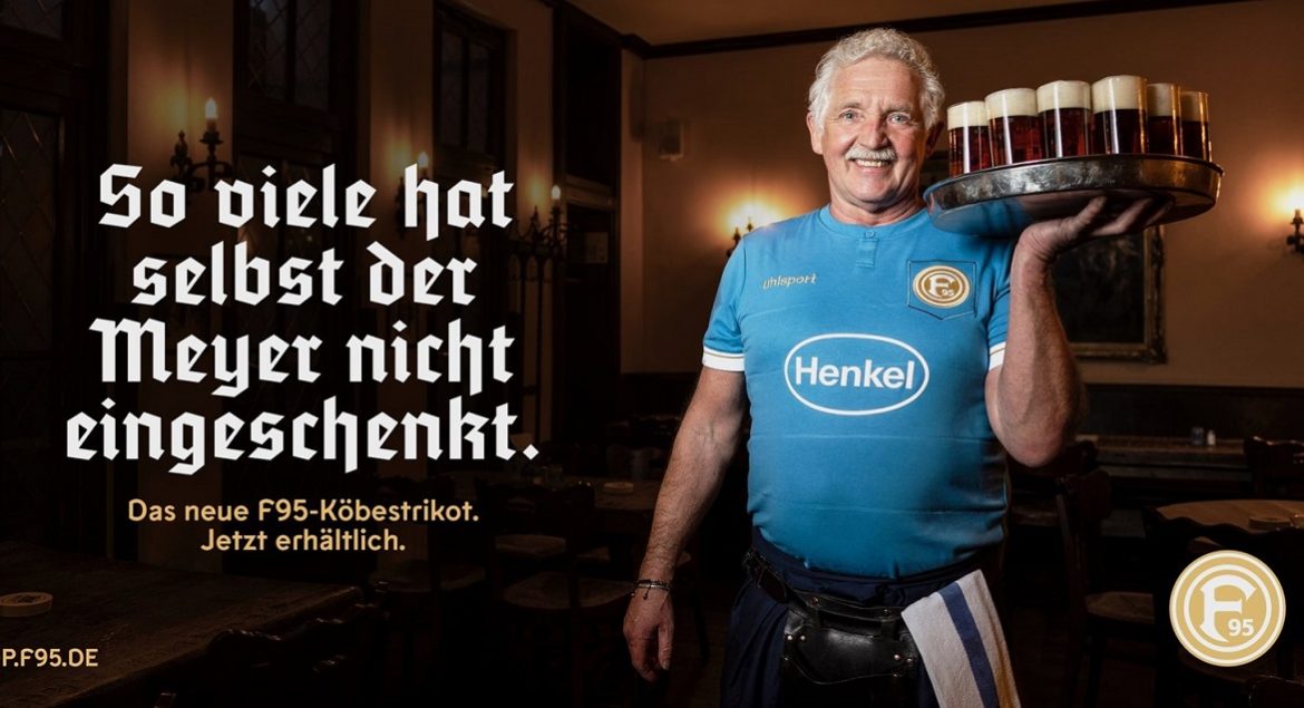 Fortuna Düsseldorf lança camisa em homenagem aos garçons