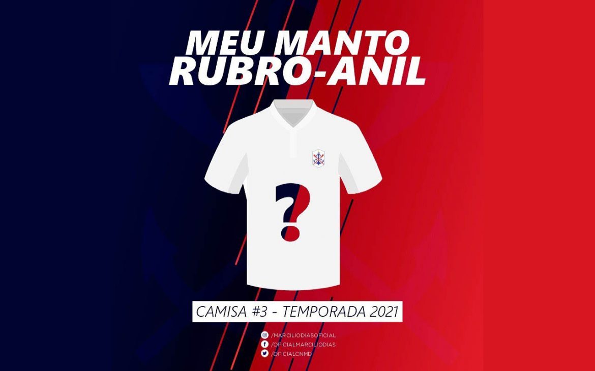 Marcilio Dias terceira camisa 2021
