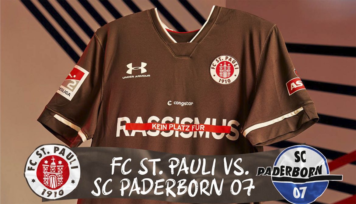 St. Pauli divulga mensagem contra o racismo em camisa contra o Paderborn