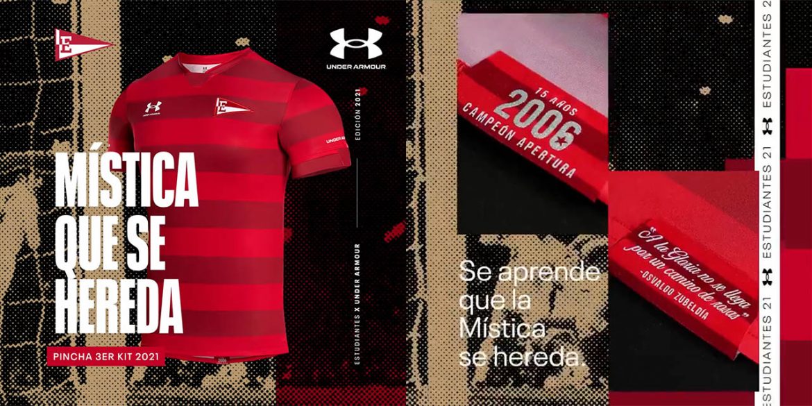 Terceira camisa do Estudiantes de La Plata 2021 Under Armour aa