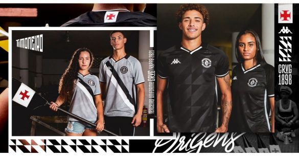 Terceira camisa do Vasco da Gama 2021 Kappa