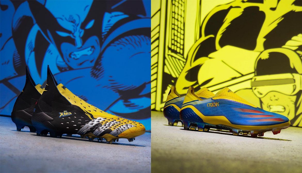 Adidas e Marvel lançam chuteiras inspiradas em Wolverine e Ciclope a