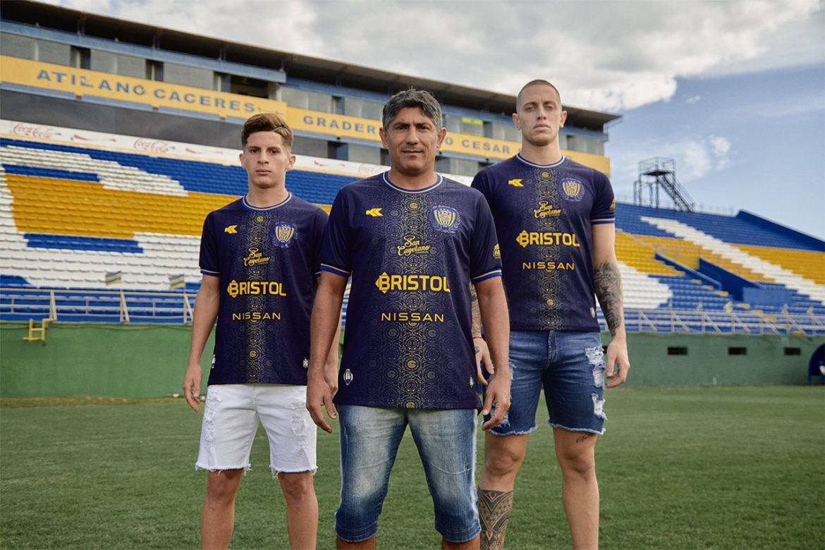 Camisa do centenário do Sportivo Luqueño 2021 Kyrios