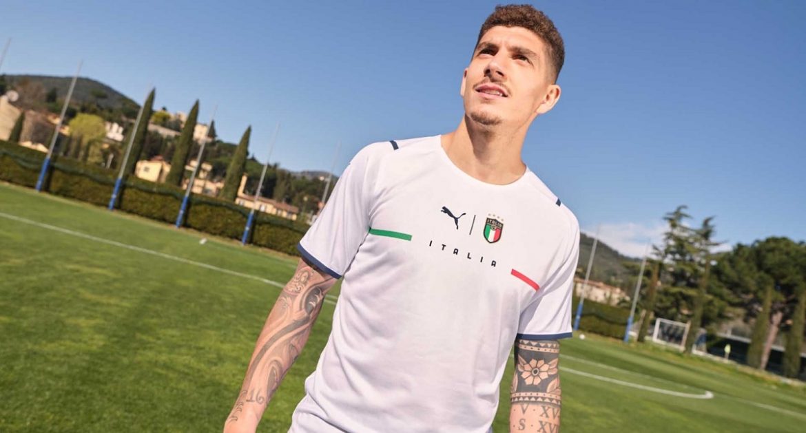 Camisa reserva branca da Itália 2021-2022 PUMA (10) Camisa reserva branca da Itália 2021-2022 PUMA