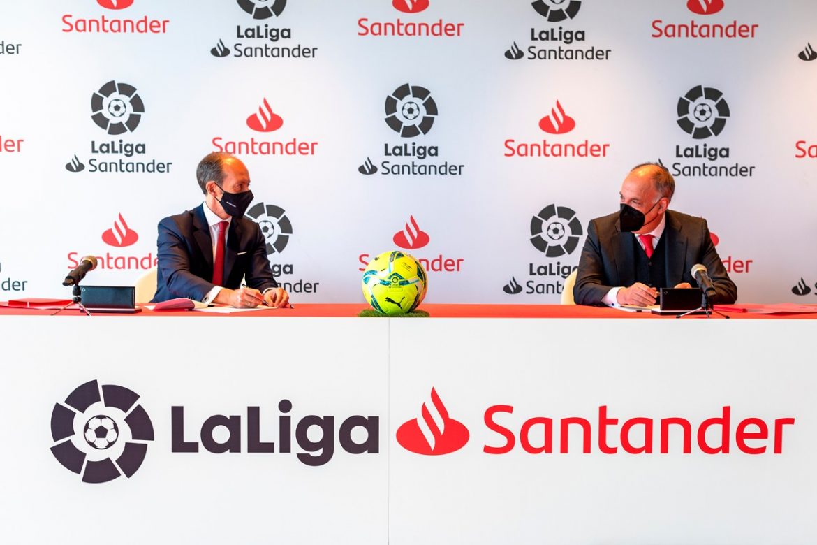 La Liga renova patrocínio com Santander até 2023