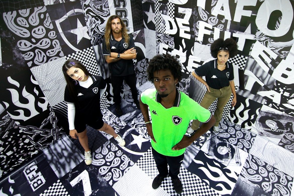 Camisa reserva do Botafogo 2021-2022 Kappa (1) Camisa reserva do Botafogo 2021-2022 Kappa