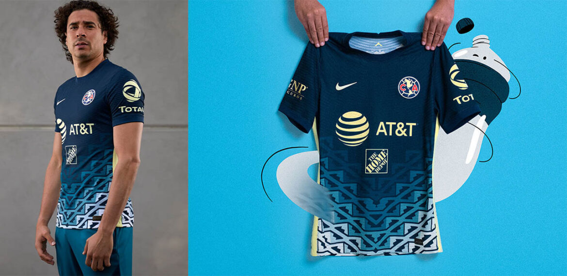 Camisa reserva do Club América 2021-2022 Nike a Camisa reserva do Club América 2021-2022 Nike a