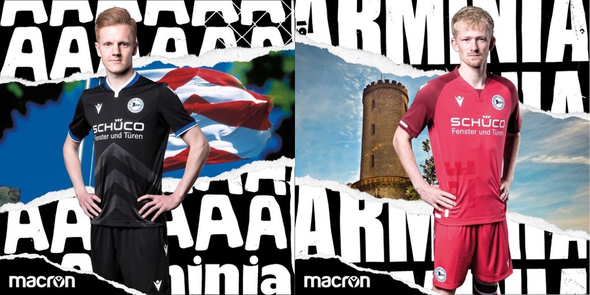 Camisas do Arminia Bielefeld 2021-2022 Macron Camisas do Arminia Bielefeld 2021-2022 Macron
