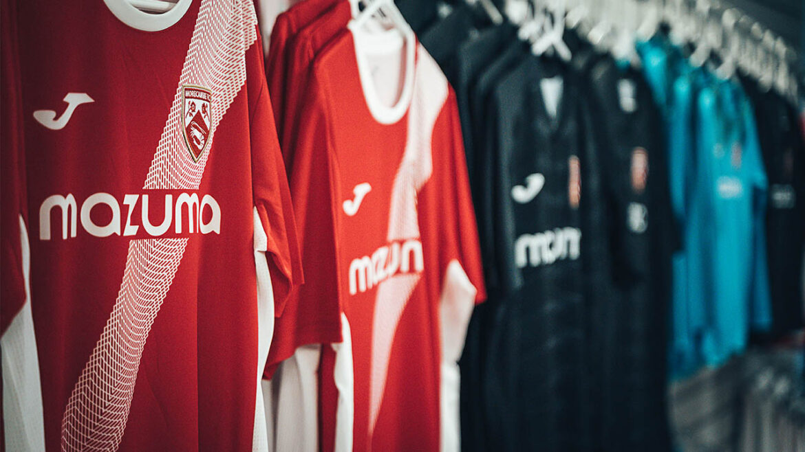Camisas do Morecambe FC 2021-2022 Joma a