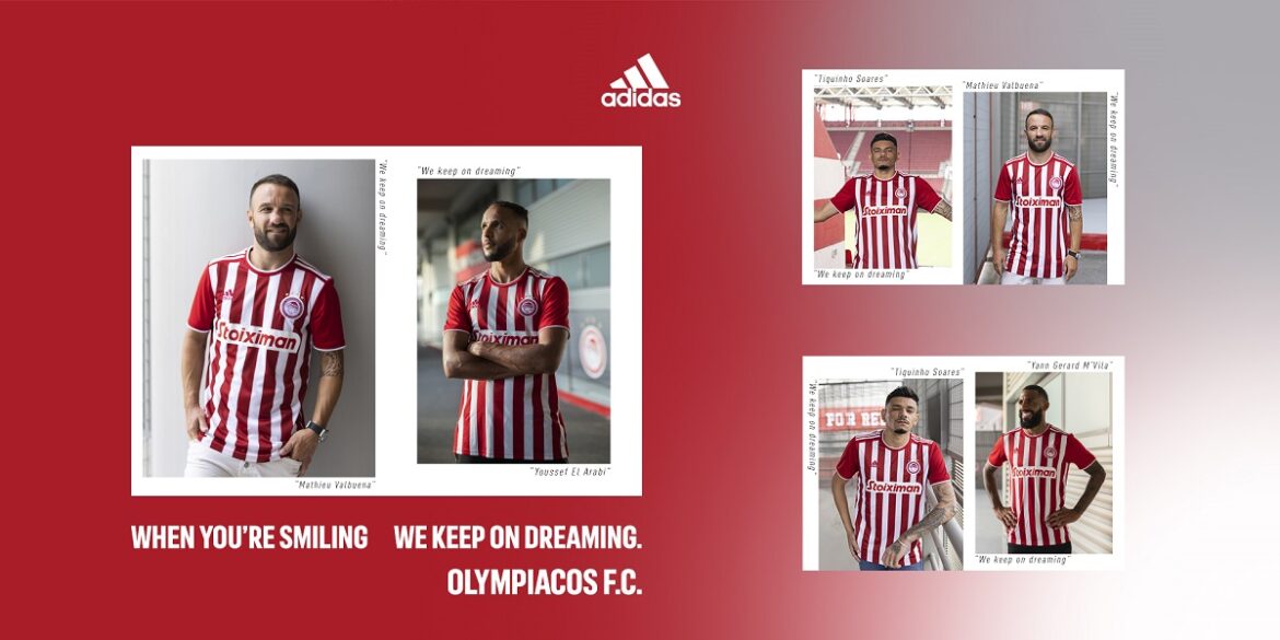 Camisas do Olympiacos 2021-2022 Adidas