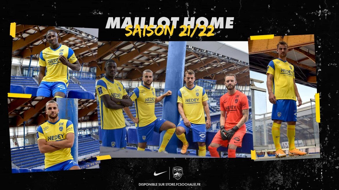 Camisas do Sochaux-Montbéliard 2021-2022 Nike