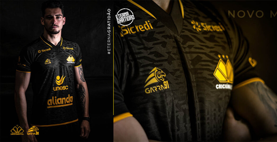 Terceira camisa do Criciúma 2021-2022 Garra91
